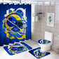 Los Angeles Rams Duschvorhang NFL Football Sport Flagge Badezimmer-Dekor-Accessoires-Idee
