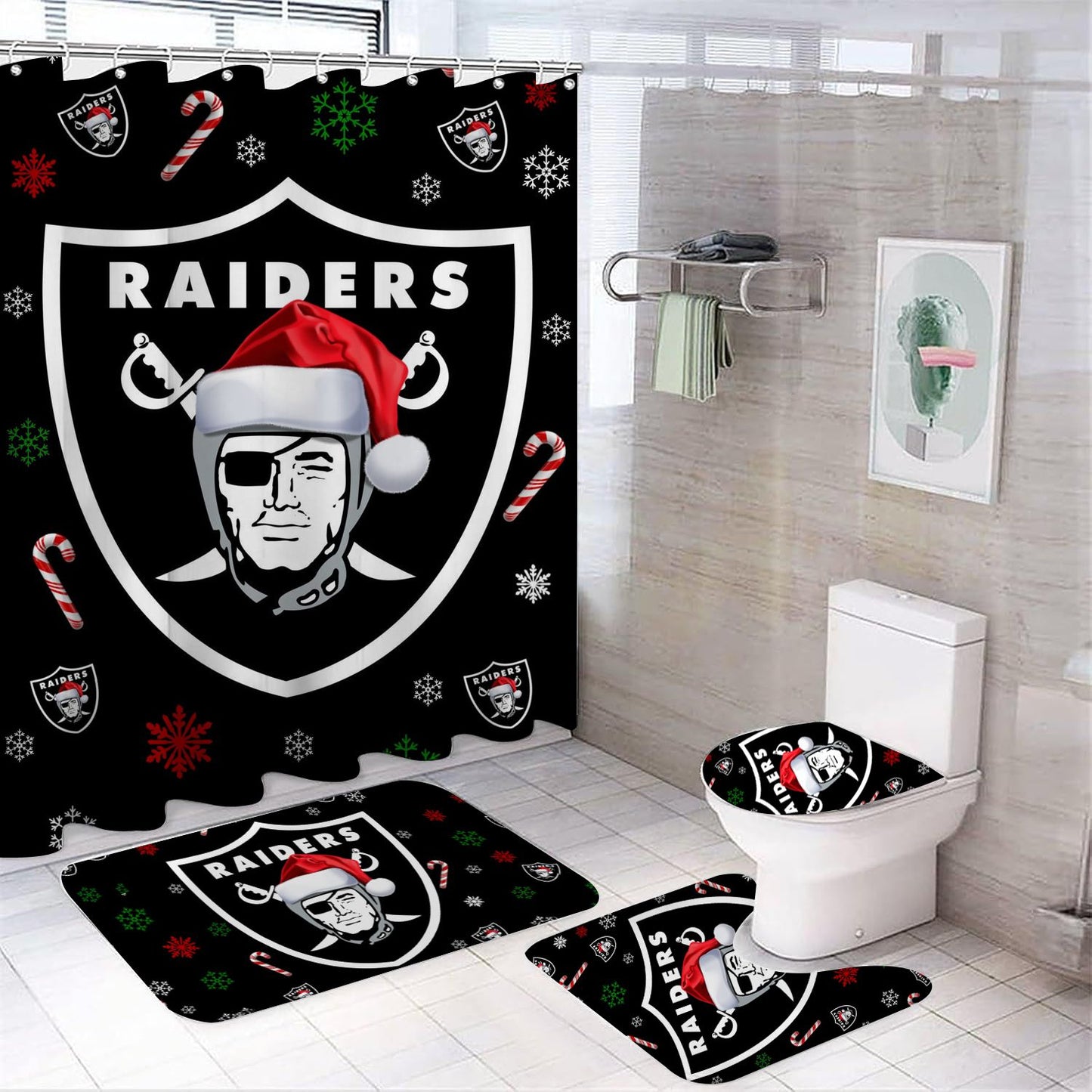 Football Team Flag Las Vegas Shower Curtain