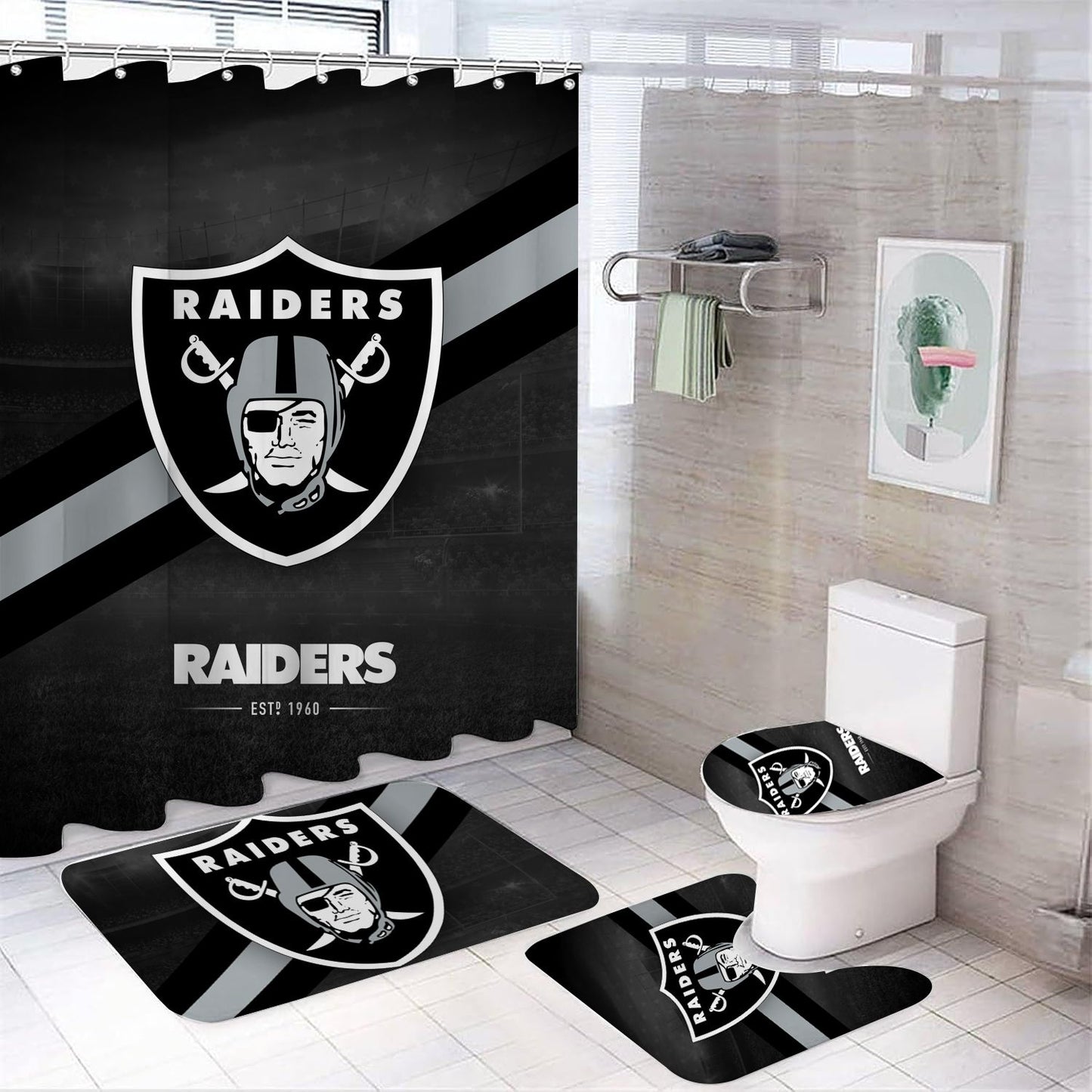 Football Team Flag Las Vegas Shower Curtain
