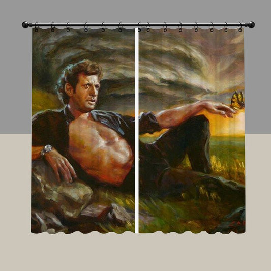 Funny Jeff Character Blackout Curtain