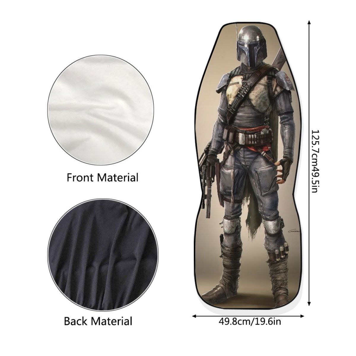 Galaxy Bounty Hunters Sci Fi Car Seat Cover