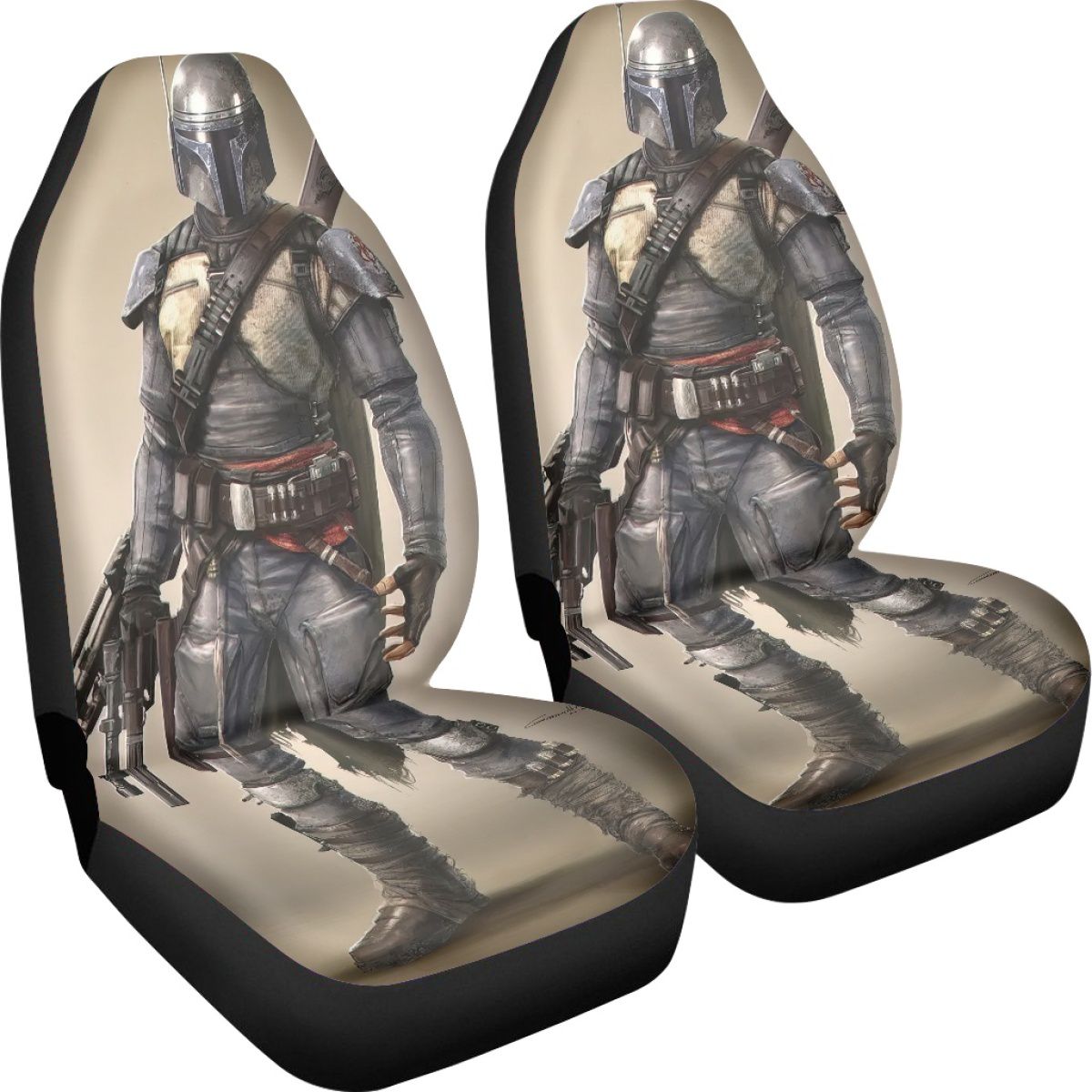 Galaxy Bounty Hunters Sci Fi Car Seat Cover
