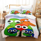 Colorful Friends Game Bedding Set