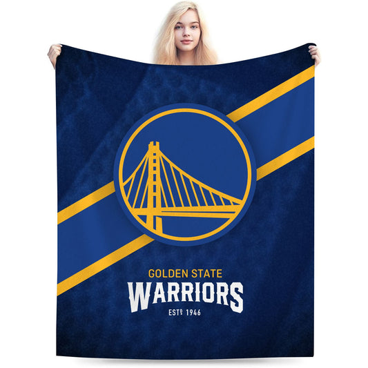 Golden State Basketball Sport Throw Blanket