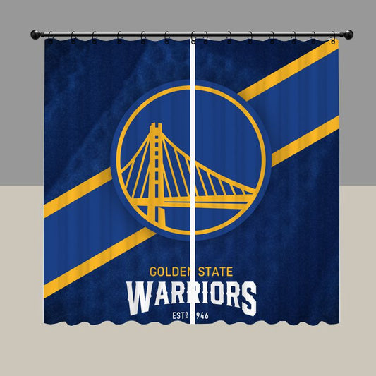 Golden State Basketball Blackout Curtain
