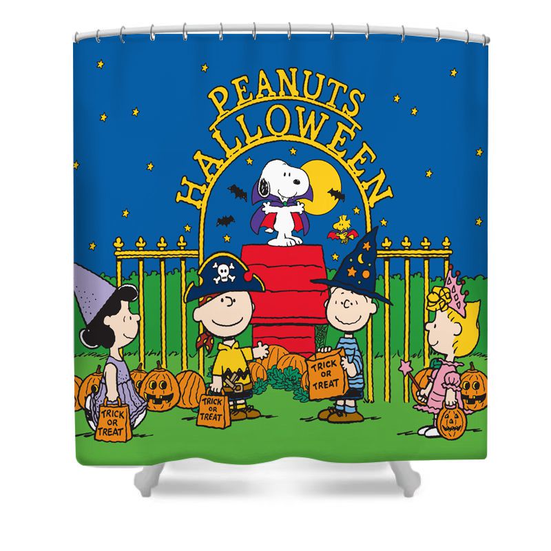 Great Pumpkin Halloween Shower Curtain