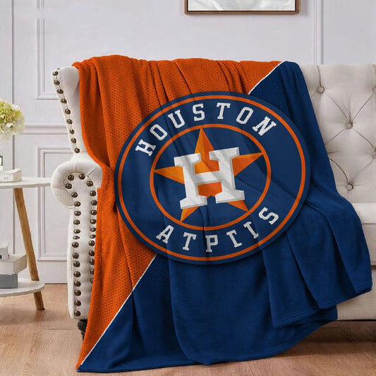 Houston Baseball Throw Blanket