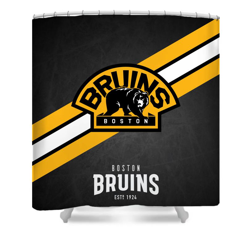 Duschvorhang Boston Bruins, Hockey Team Club, 180x180cm