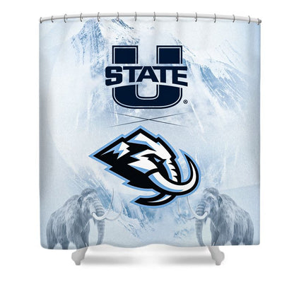 Ice Hockey Utah Shower Curtain