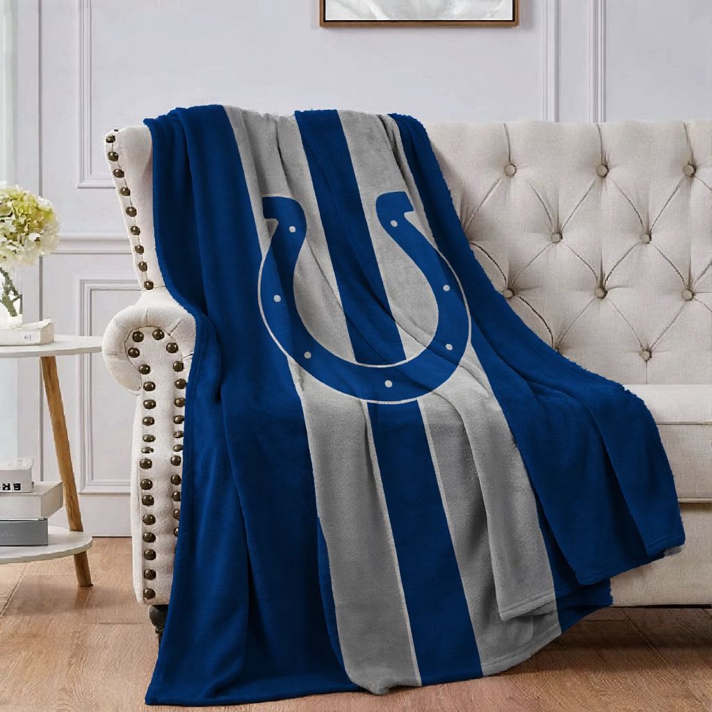 Indianapolis Football Sport Throw Blanket