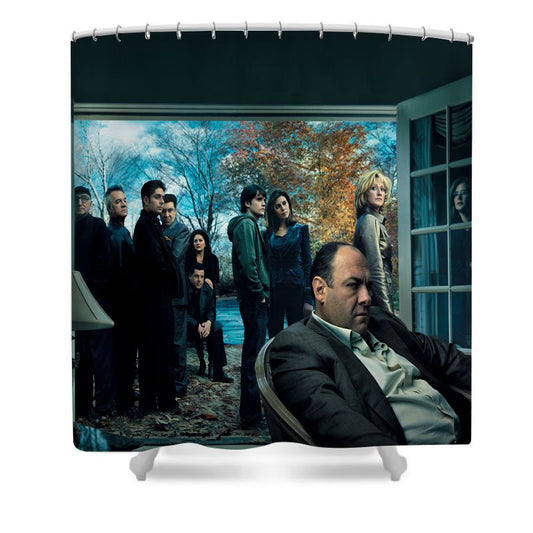 Italian American Mafia Film Shower Curtain