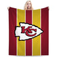 Kansas City Football Sport Throw Blanket