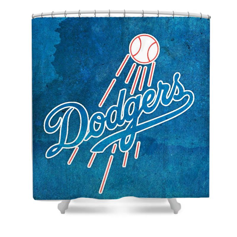 LA Baseball Shower Curtain