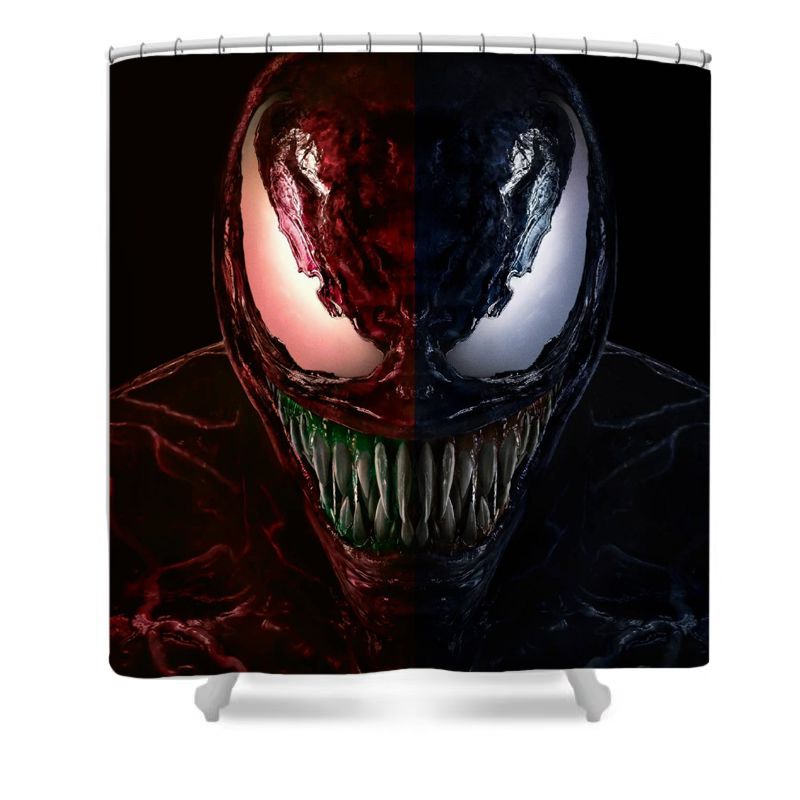 Let There Be Carnage Shower Curtain