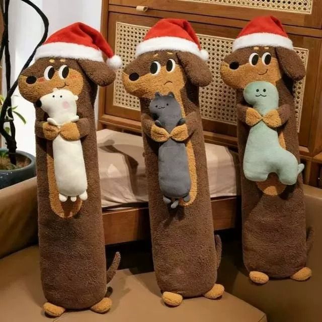 Long Sausage Dog Plushie Body Pillow