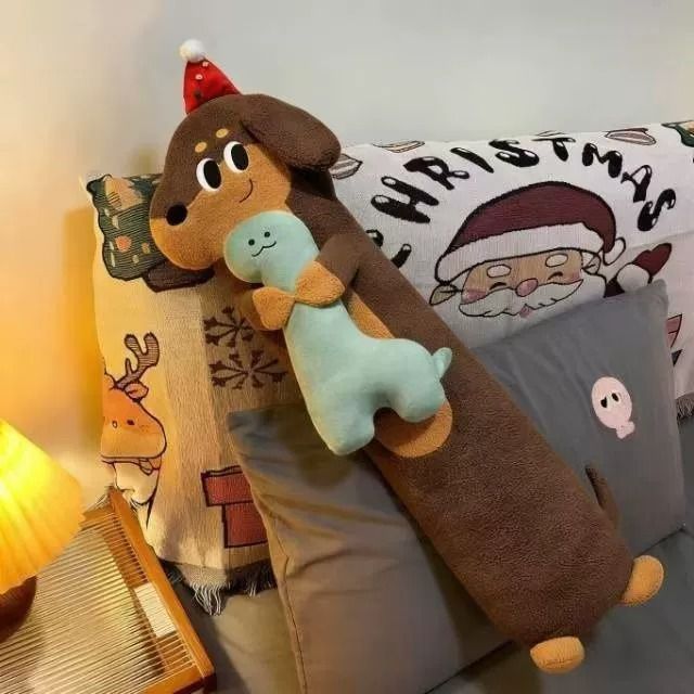 Long Sausage Dog Plushie Body Pillow