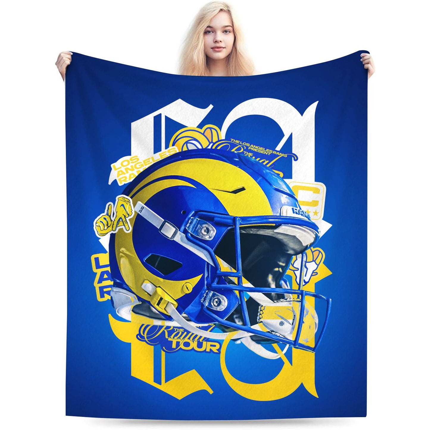 Los Angeles Football Sport Throw Blanket