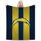 Los Angeles Yellow Football Sport Throw Blanket