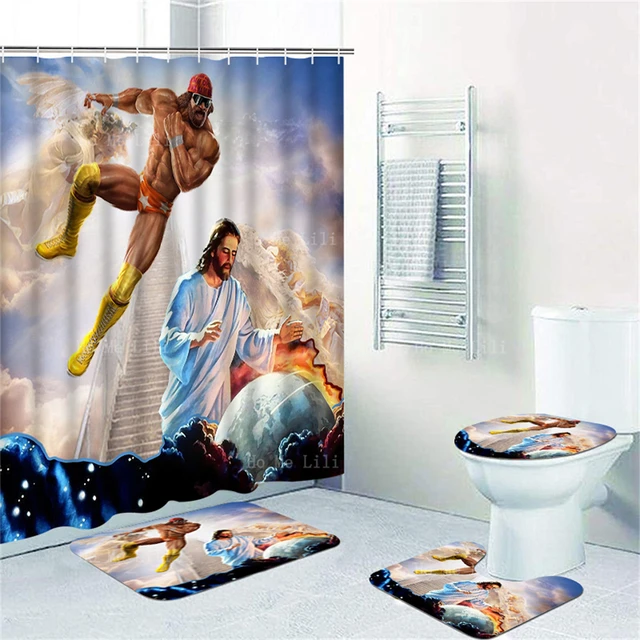 Macho Man Shower Curtain