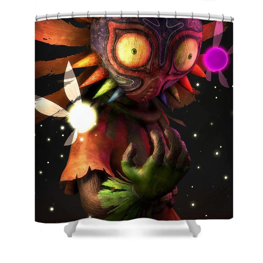 Duschvorhang Majora's Mask, The Legend of Zelda Videospiel, 180 x 180 cm