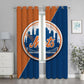 Mets Sport Baseball Blackout Curtain