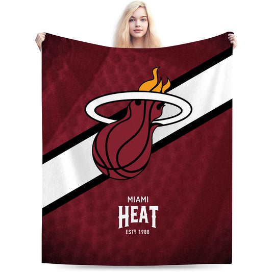 Miami Basketball Sport Throw Blanket