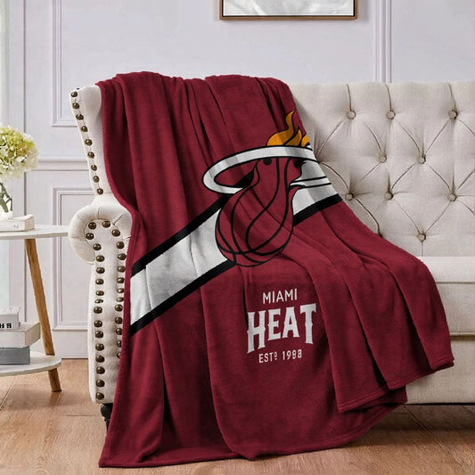 Miami Basketball Sport Throw Blanket