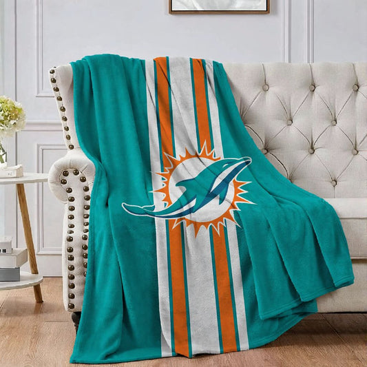Miami Football Sport Throw Blanket