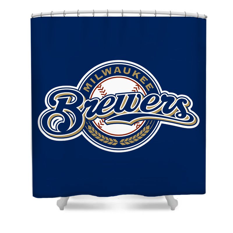 Milwaukee Baseball Shower Curtain