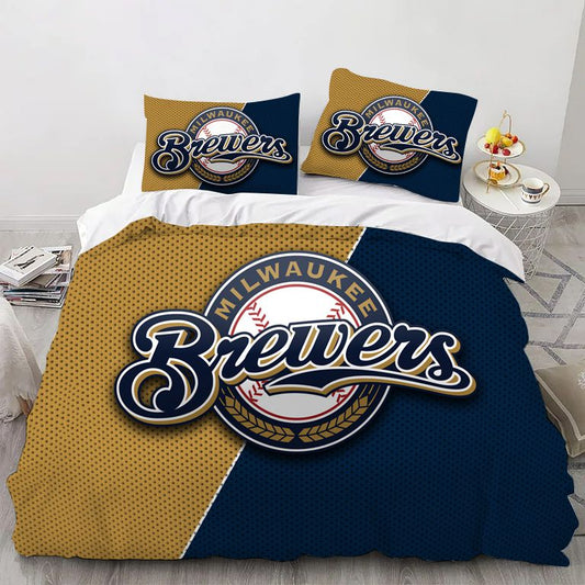 Milwaukee Baseball Sport Bedding Set