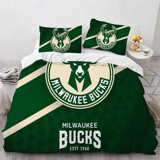 Milwaukee Basketball Sport Bedding Set