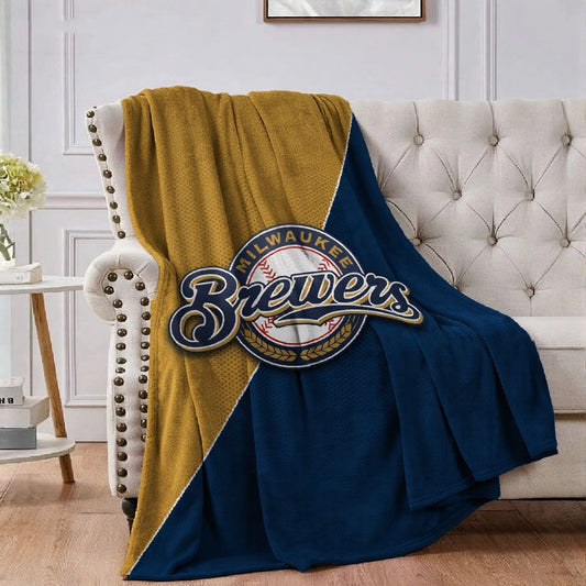 Milwaukee Baseball Throw Blanket