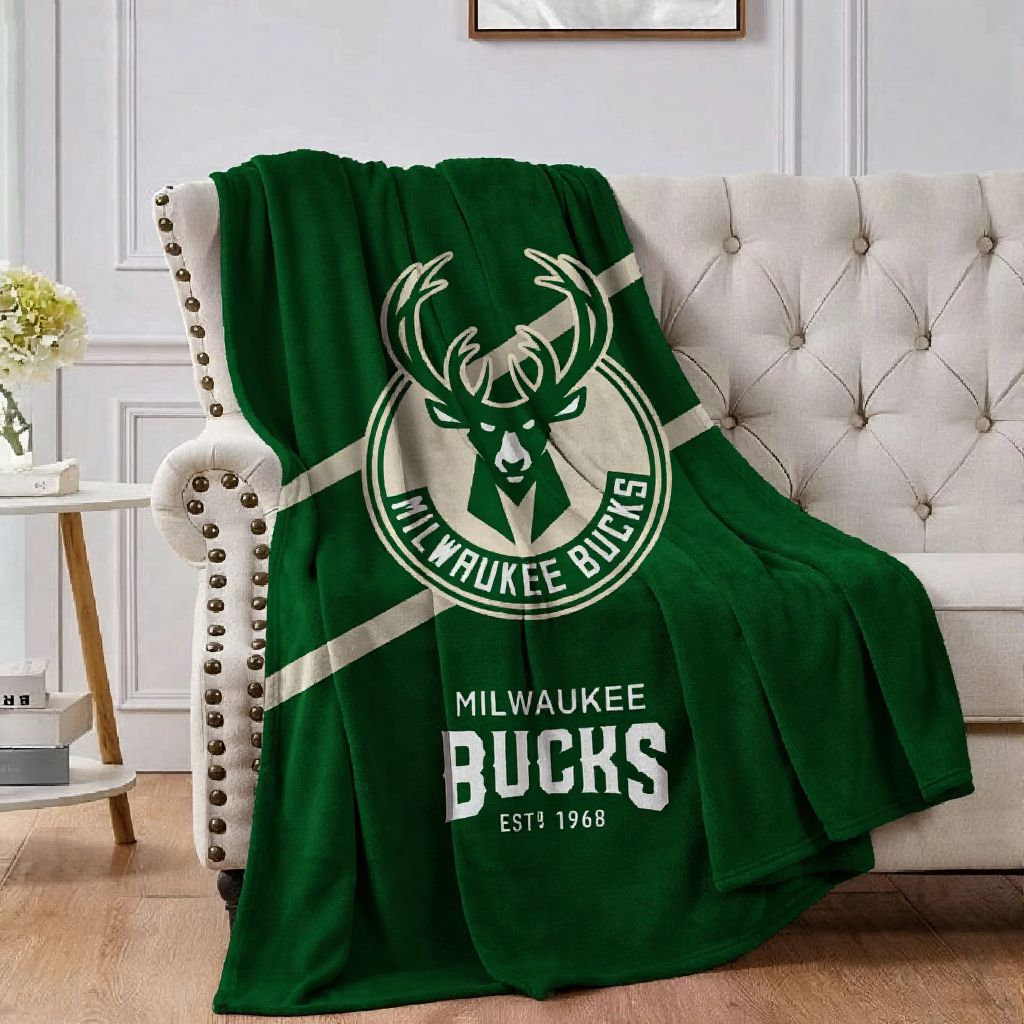 Milwaukee Basketball Sport Throw Blanket