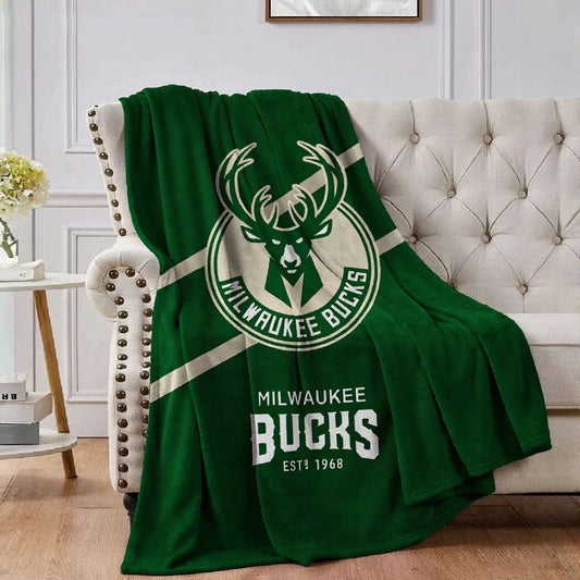 Milwaukee Basketball Sport Throw Blanket