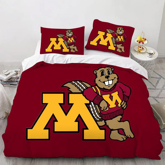 Minnesota Twin Cities College Sport Bedding Set