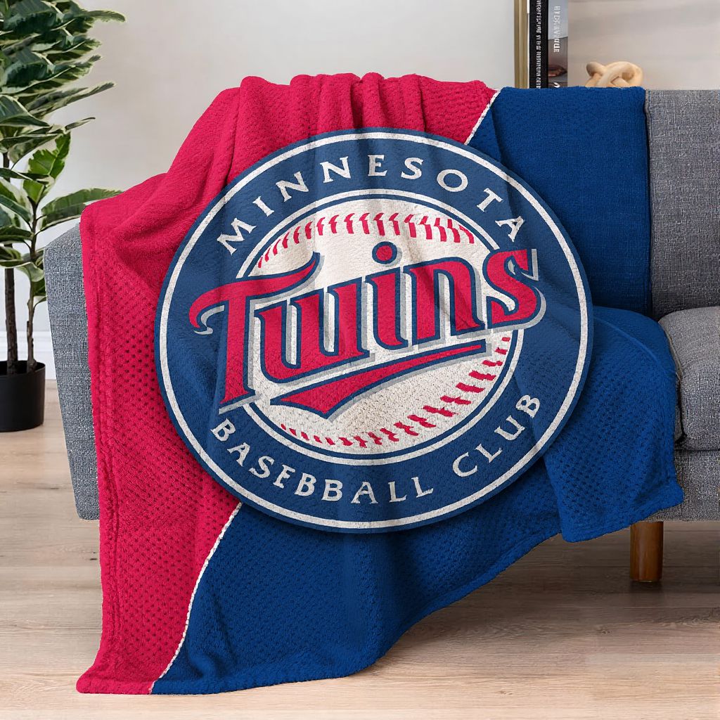 Minnesota Baseball Throw Blanket