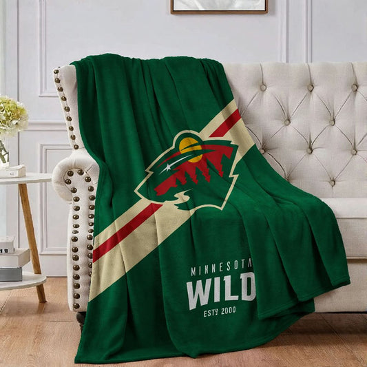 Minnesota Hockey Sport Throw Blanket