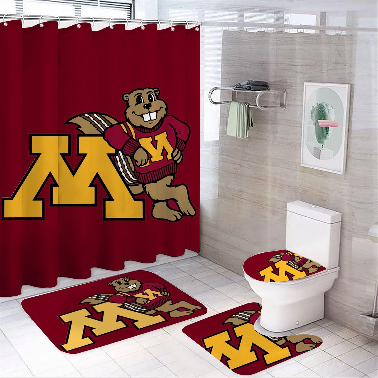 Minnesota Twin Cities College Sport Shower Curtain