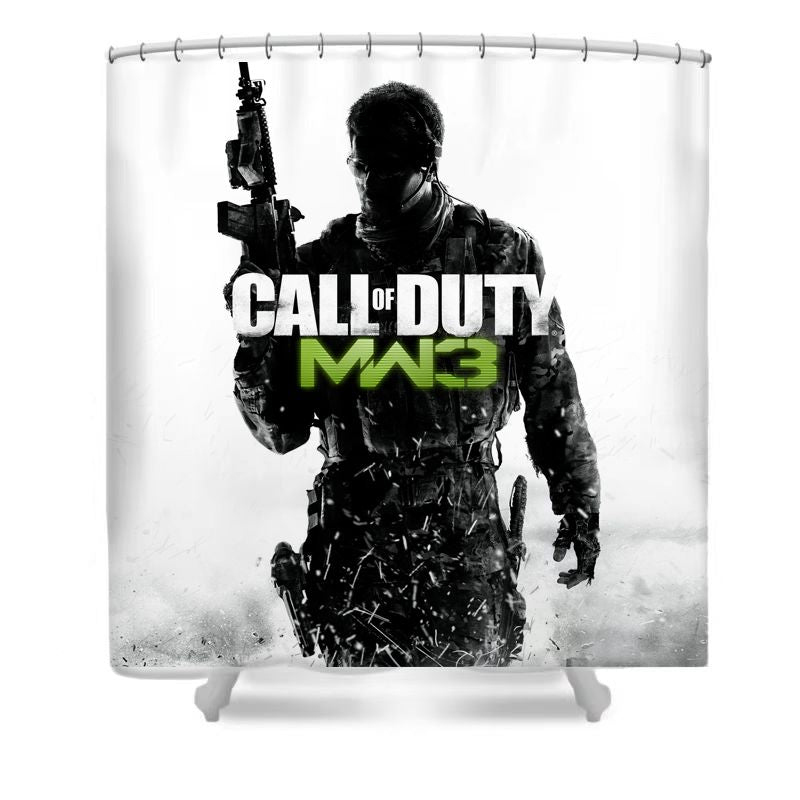 Modern Warfare 3 Shower Curtain