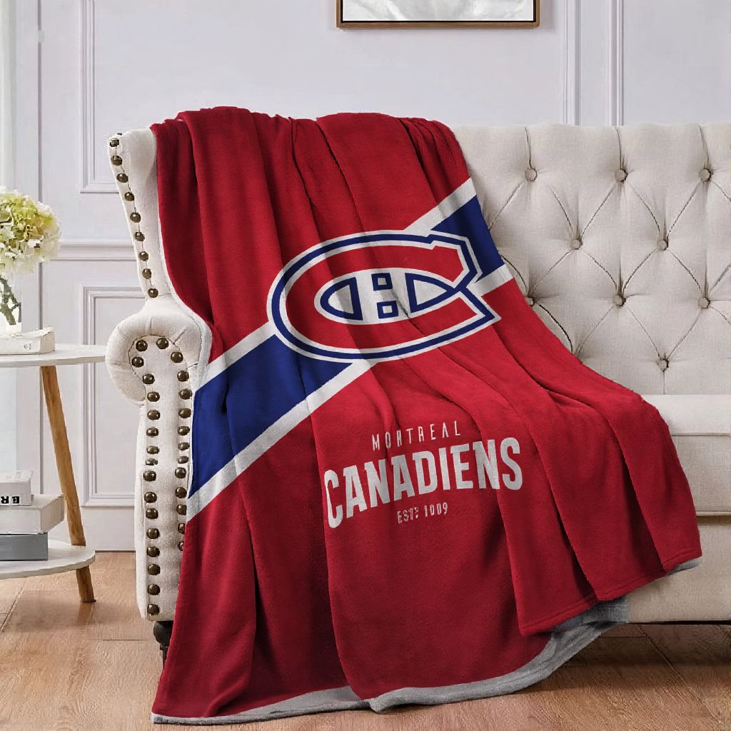 Montreal Hockey Sport Throw Blanket