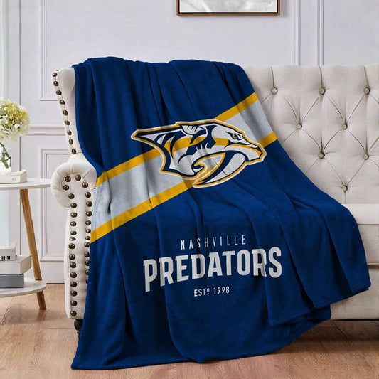 Nashville Hockey Sport Throw Blanket
