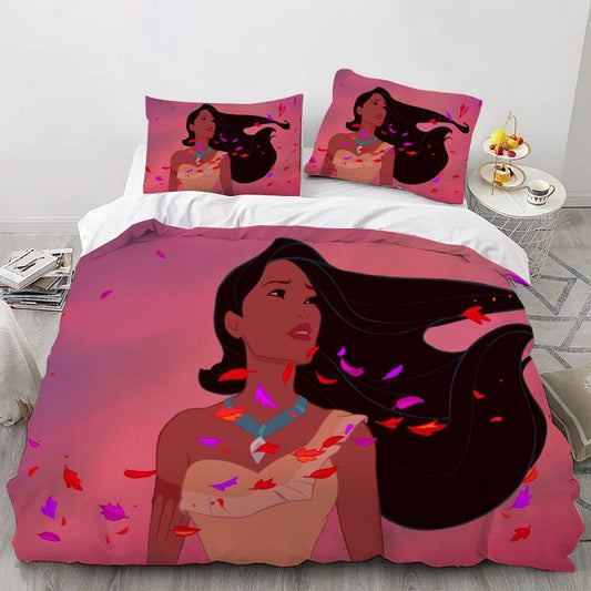 Native American Woman Bedding Set