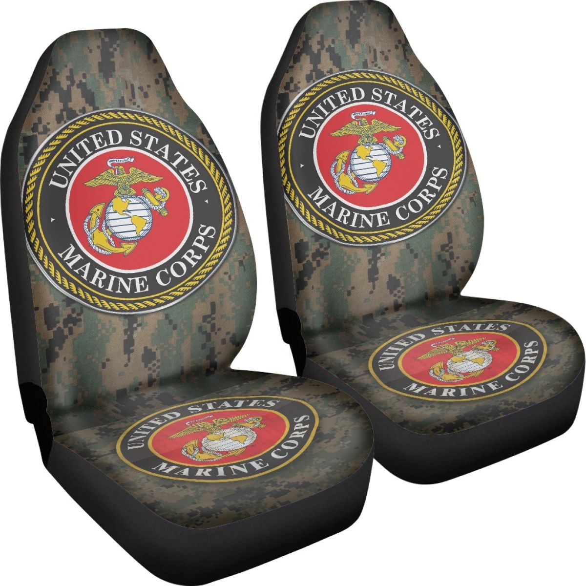 Naval Infantry Symbol Car Seat Cover