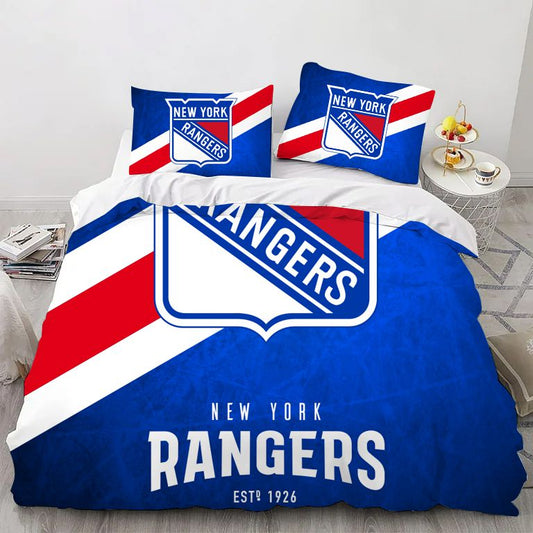 New York Hockey Sport Bedding Set