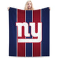 New York White Football Sport Throw Blanket