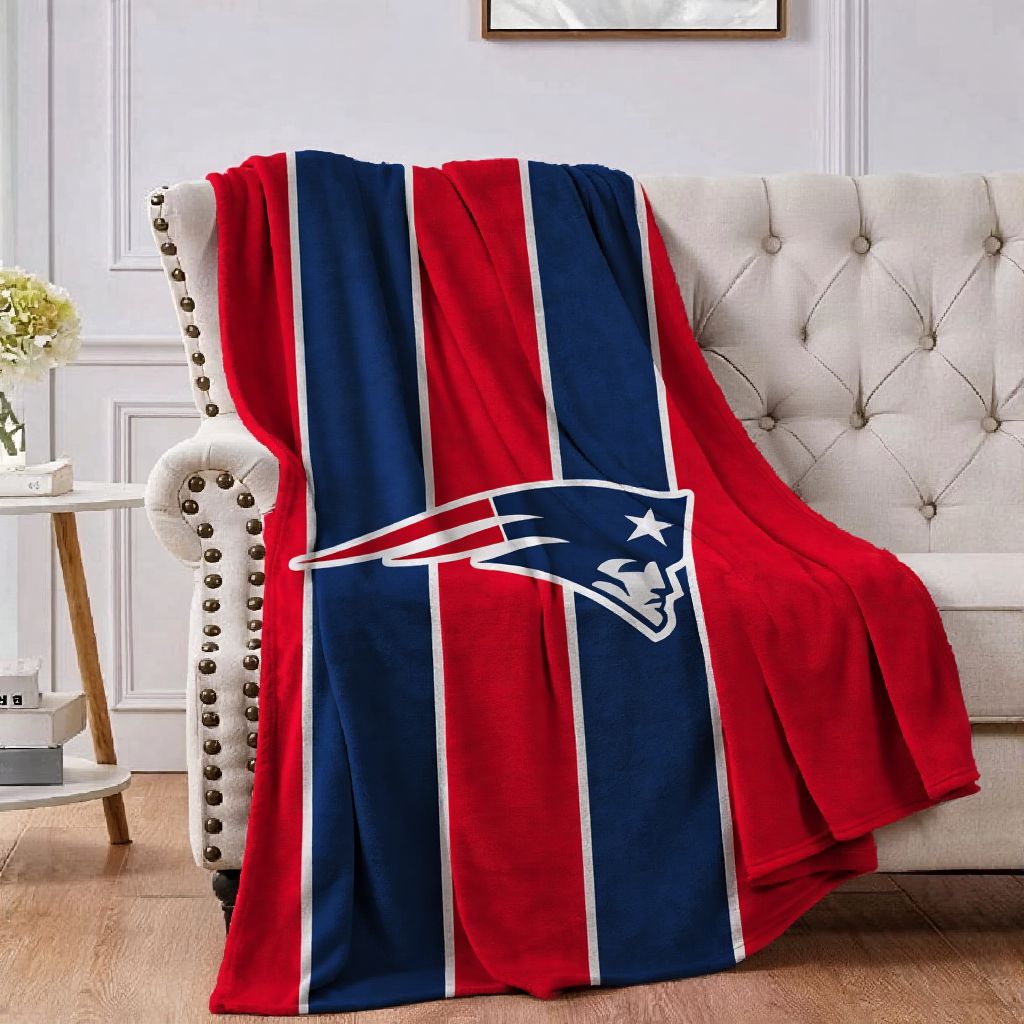 New England Football Sport Throw Blanket