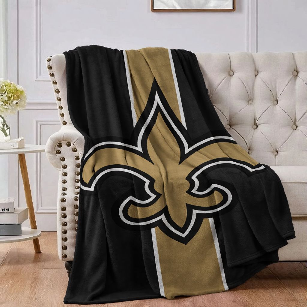 New Orleans Football Sport Throw Blanket