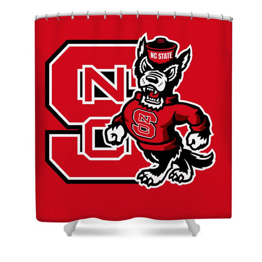 North Carolina State College Sport Shower Curtain