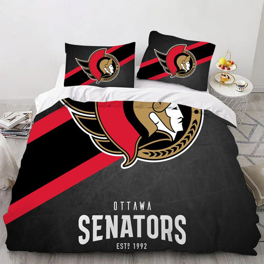 Ottawa Hockey Sport Bedding Set