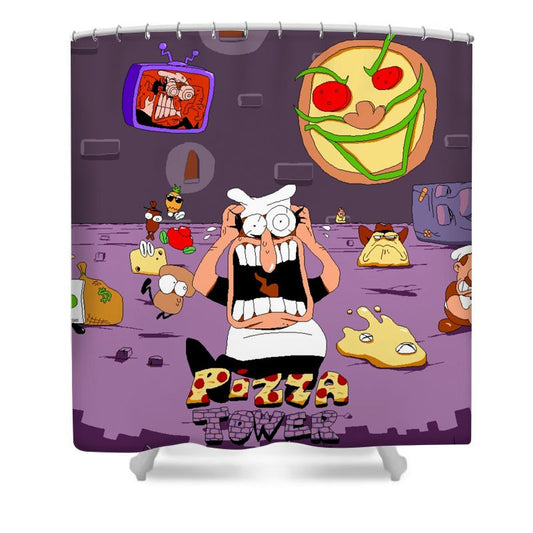 Peppino Spaghetti Game Shower Curtain